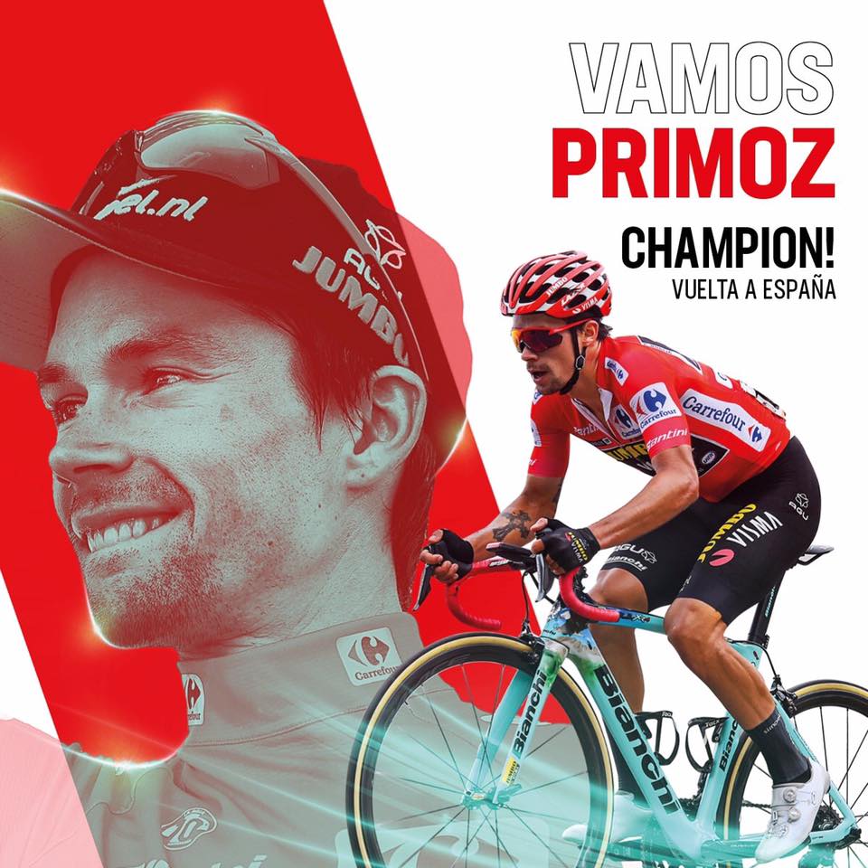 Roglic wint de Vuelta