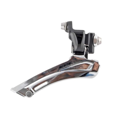 - Voorderailleur 105 5700 10speed dubbel zwart aanlas 