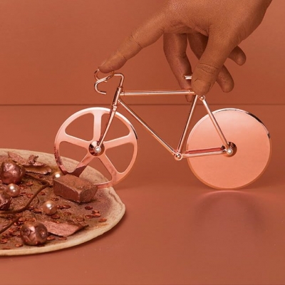  - Pizzasnijder kleur koper 